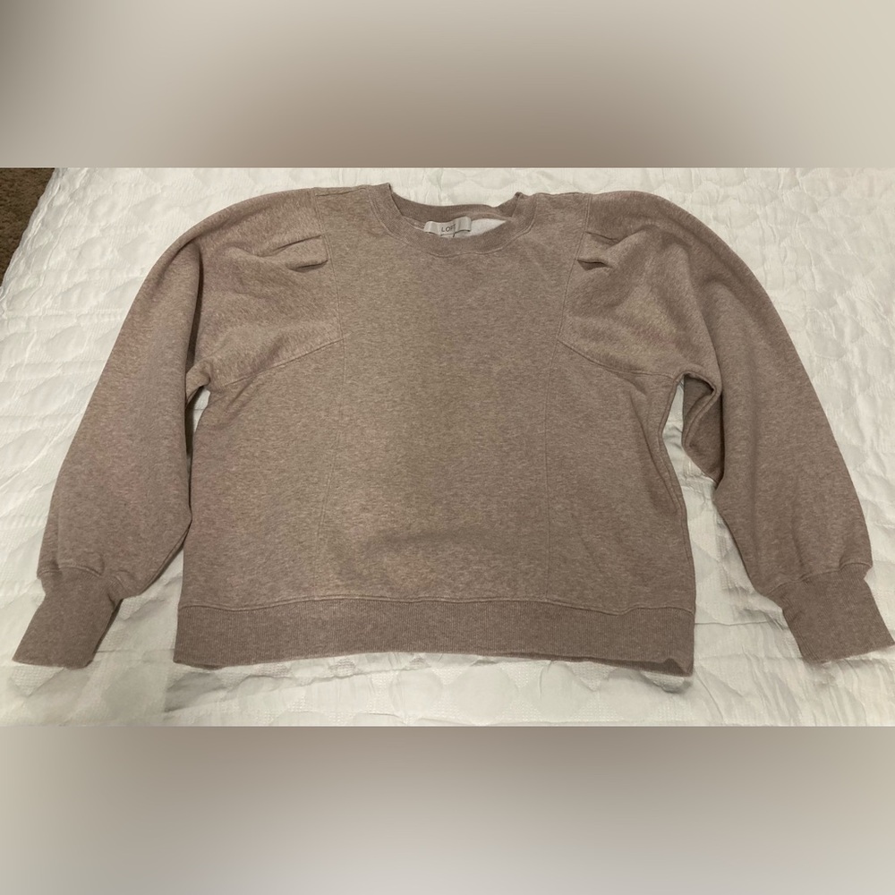 Loft Women’s Cozy Brown Sweatshirt